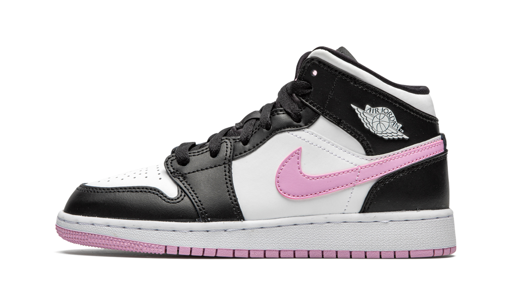 Air Jordan 1 Mid White Black Light Arctic Pink - Nuove e Autentiche al 100%