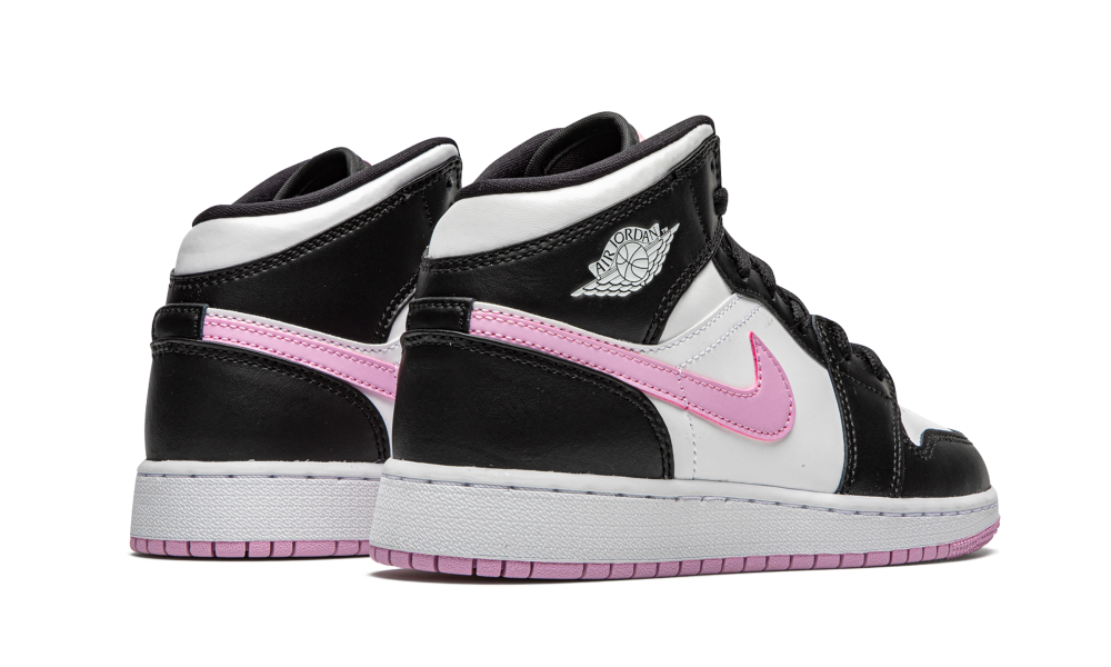 Air Jordan 1 Mid White Black Light Arctic Pink - Nuove e Autentiche al 100%