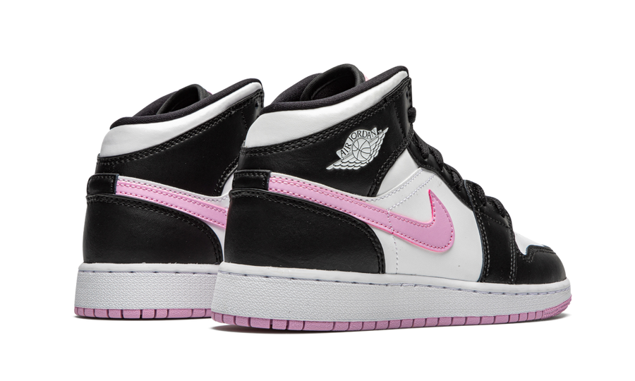 Air jordan 1 nere e rosa sales