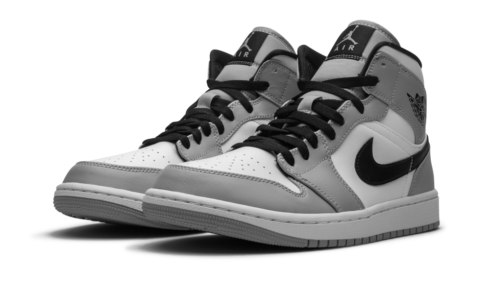 Air Jordan 1 Mid Light Smoke Grey - Nuove e Autentiche al 100%