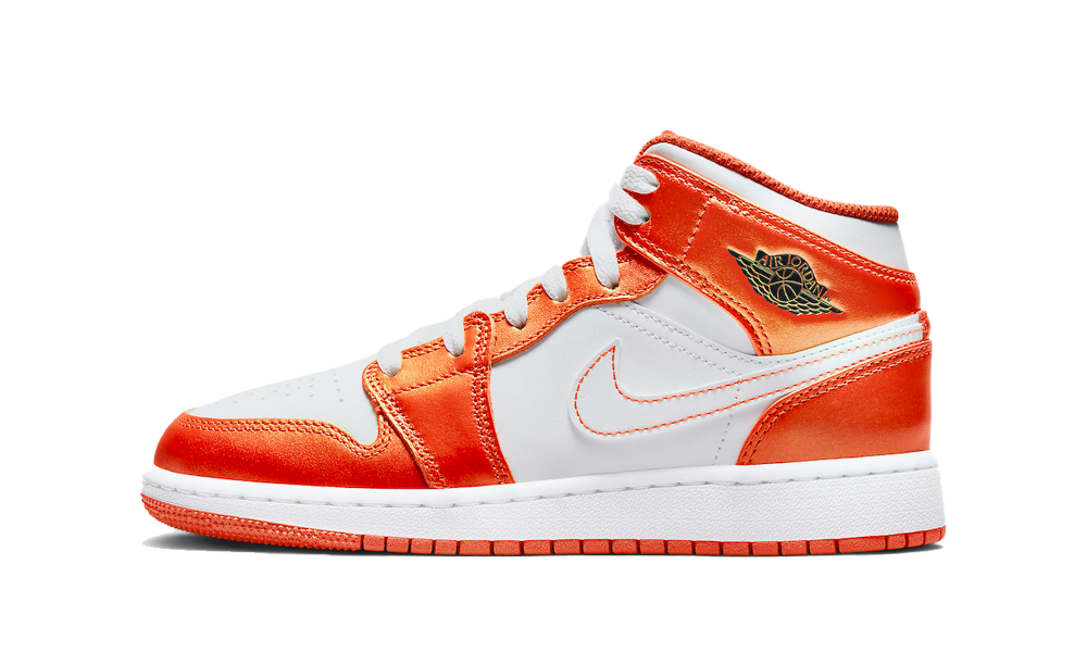 Air Jordan 1 Mid Metallic Orange - Nuove e Autentiche al 100%