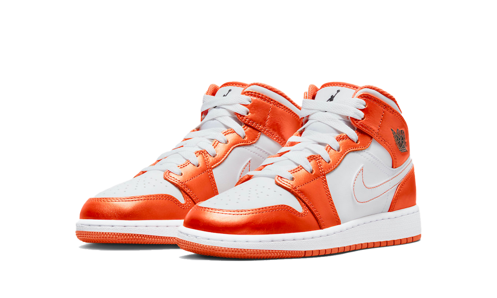 Air Jordan 1 Mid Metallic Orange - Nuove e Autentiche al 100%
