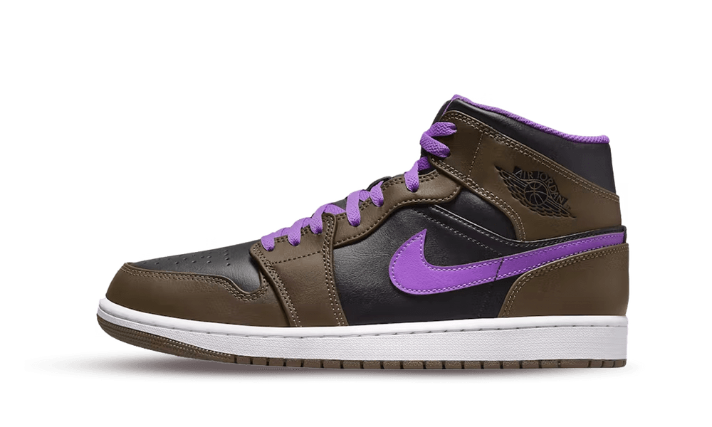 Air Jordan 1 Mid Purple Mocha