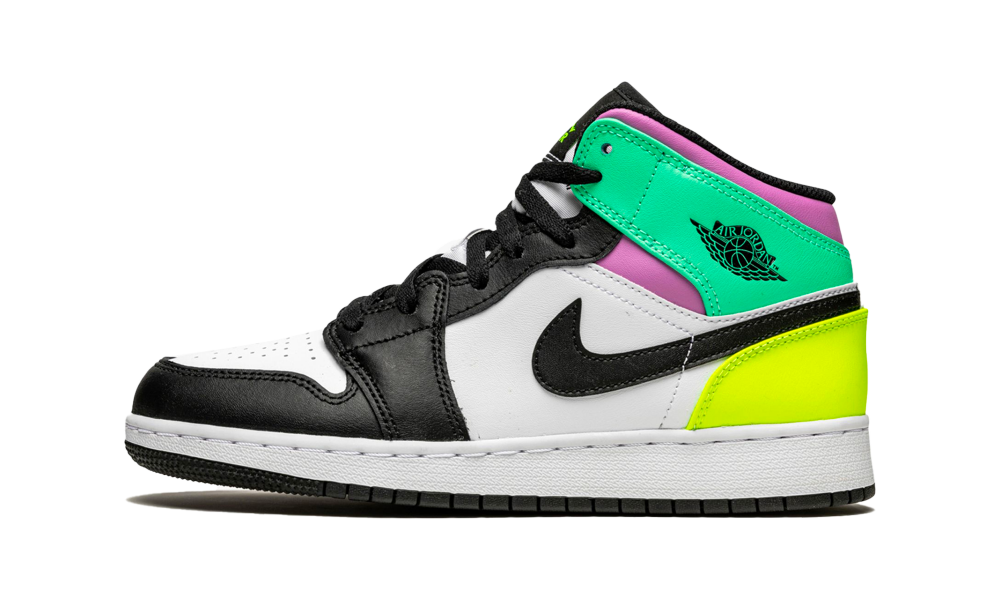 Air Jordan 1 Mid Pastel Black Toe - Nuove e autentiche al 100%