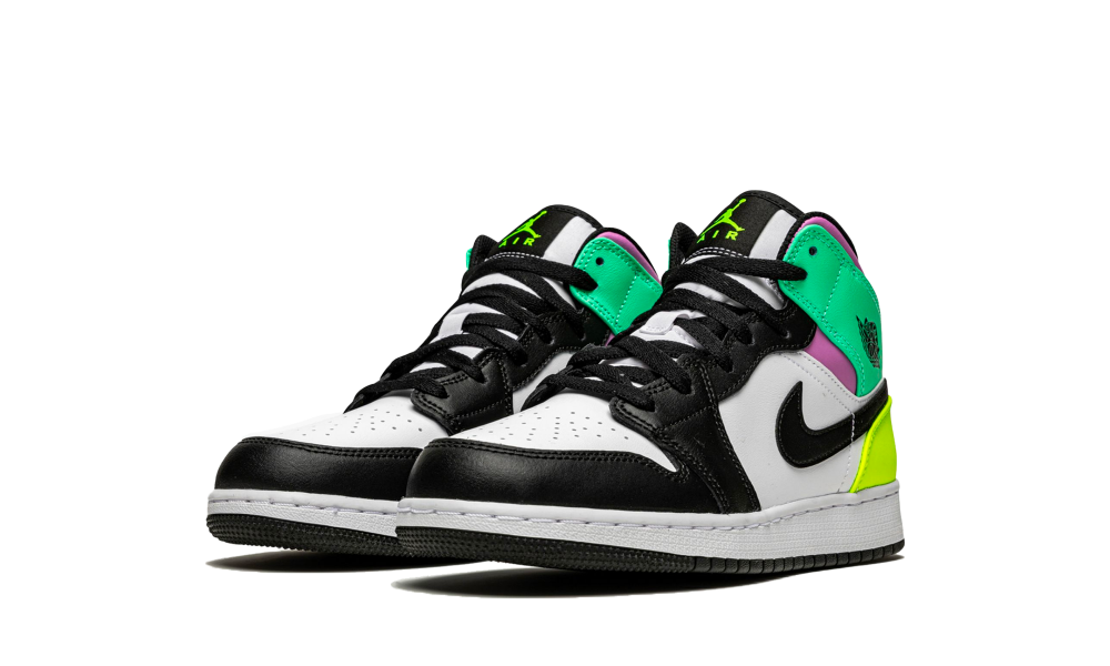 Air Jordan 1 Mid Pastel Black Toe - Nuove e autentiche al 100%
