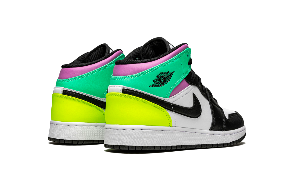 Air Jordan 1 Mid Pastel Black Toe - Nuove e autentiche al 100%