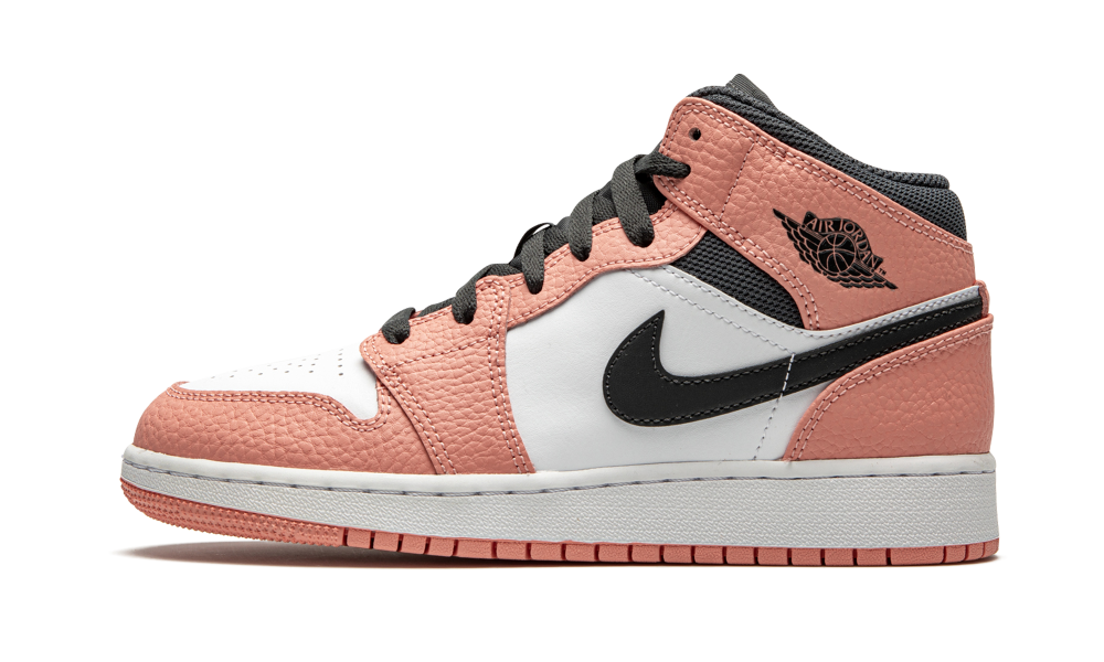 Air Jordan 1 Mid Pink Quartz - Nuove e Autentiche al 100%