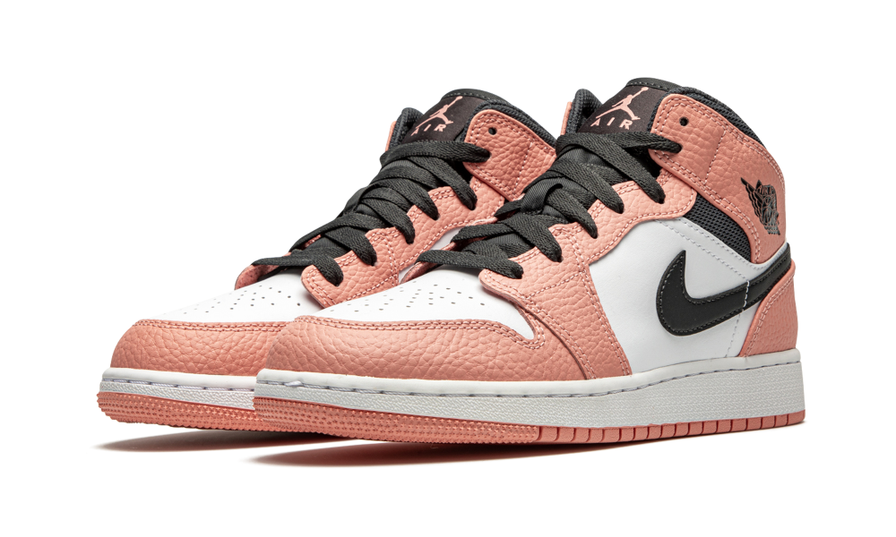 Air Jordan 1 Mid Pink Quartz - Nuove e Autentiche al 100%