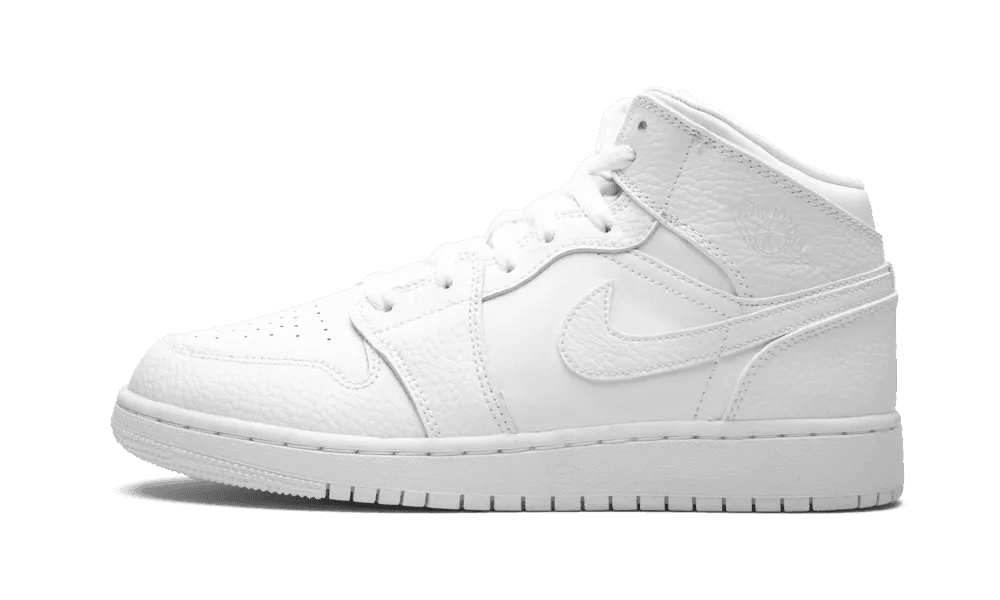 Air Jordan 1 Mid Triple White
