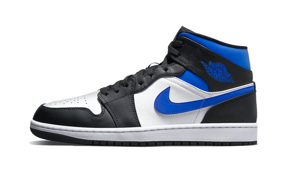 Air Jordan 1 Mid White Black Royal - Nuove e Autentiche al 100%
