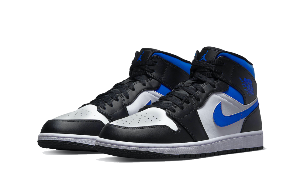 Air Jordan 1 Mid White Black Royal - Nuove e Autentiche al 100%