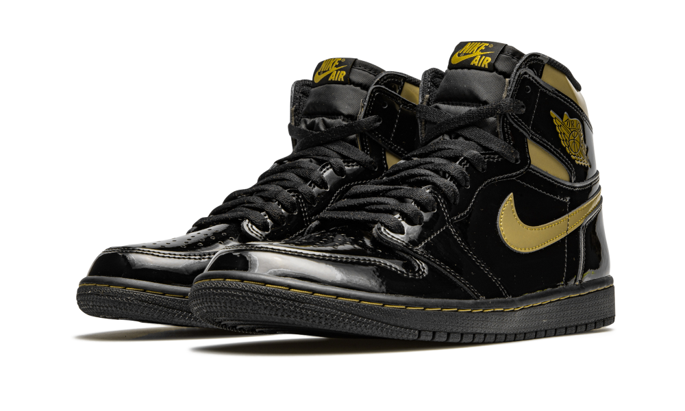 Air Jordan 1 High Black Metallic Gold - Nuove e autentiche al 100%