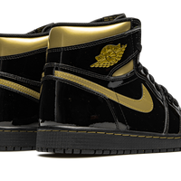 Air jordan 1 black and gold on sale