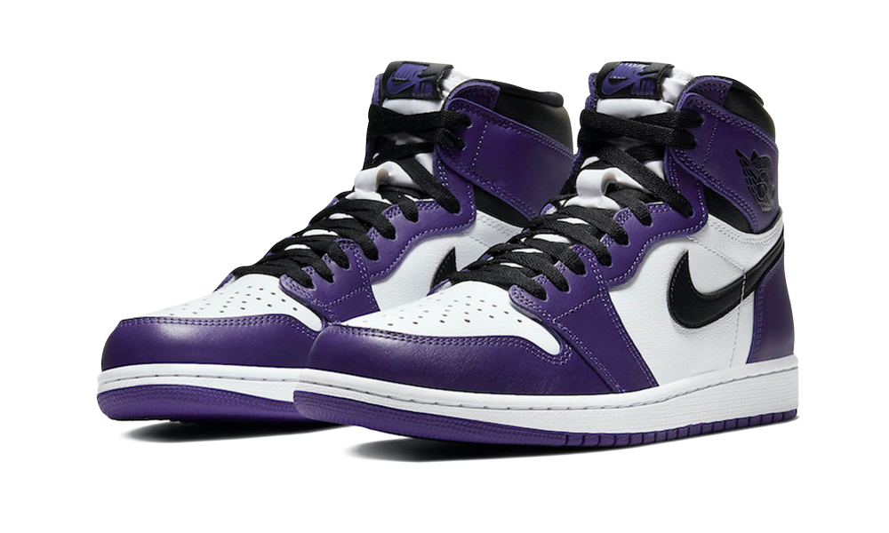 Air Jordan 1 Retro High OG Court Purple White - Nuove e autentiche al 100%