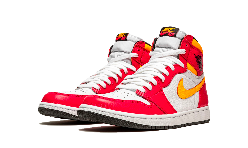 Air Jordan 1 Retro High Light Fusion Red - Nuove e Autentiche al 100%