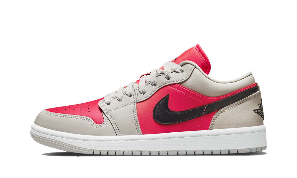 Air Jordan 1 Retro Low Light Iron Ore Siren Red