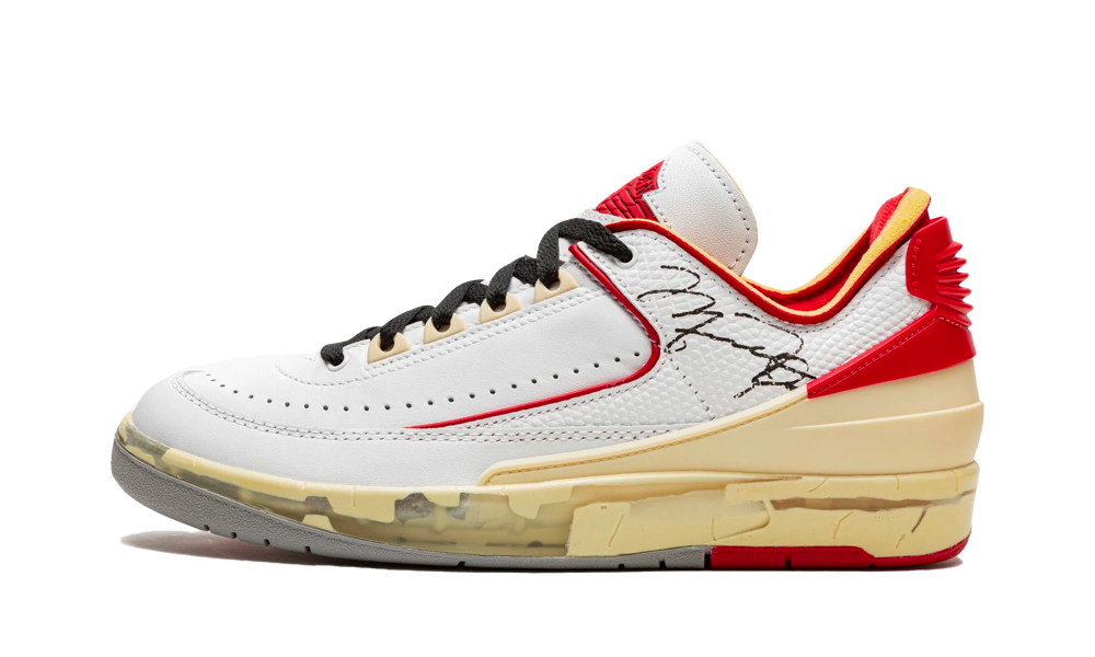 Air Jordan 2 Retro Low SP Off-White White Red