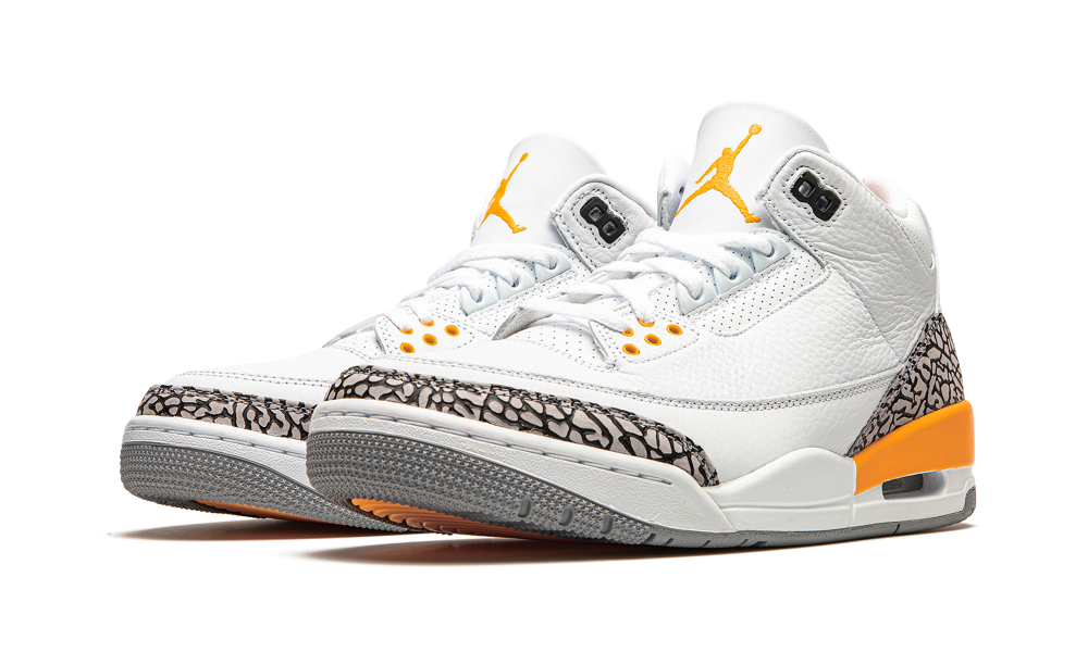 Air Jordan 3 Retro Laser Orange - Nuove e autentiche al 100%
