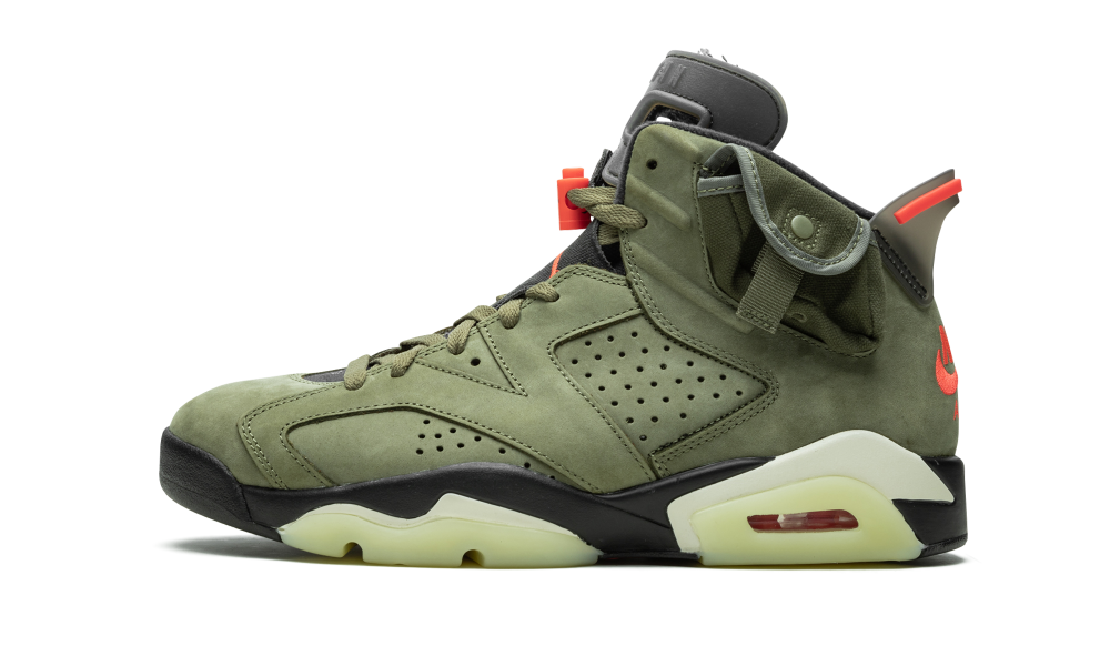 Air Jordan 6 Travis Scott Medium Olive - Nuove e Autentiche al 100%