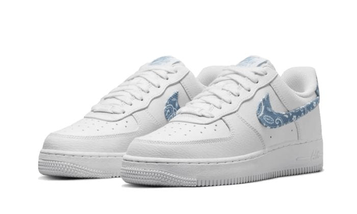 Air Force 1 Low White Blue Paisley