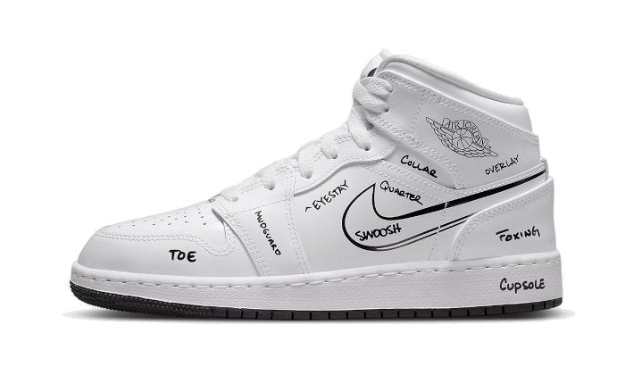 Air Jordan 1 Mid Schematic