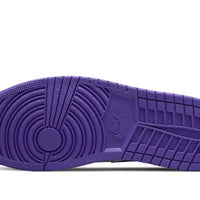 Air Jordan 1 Mid White Black Purple