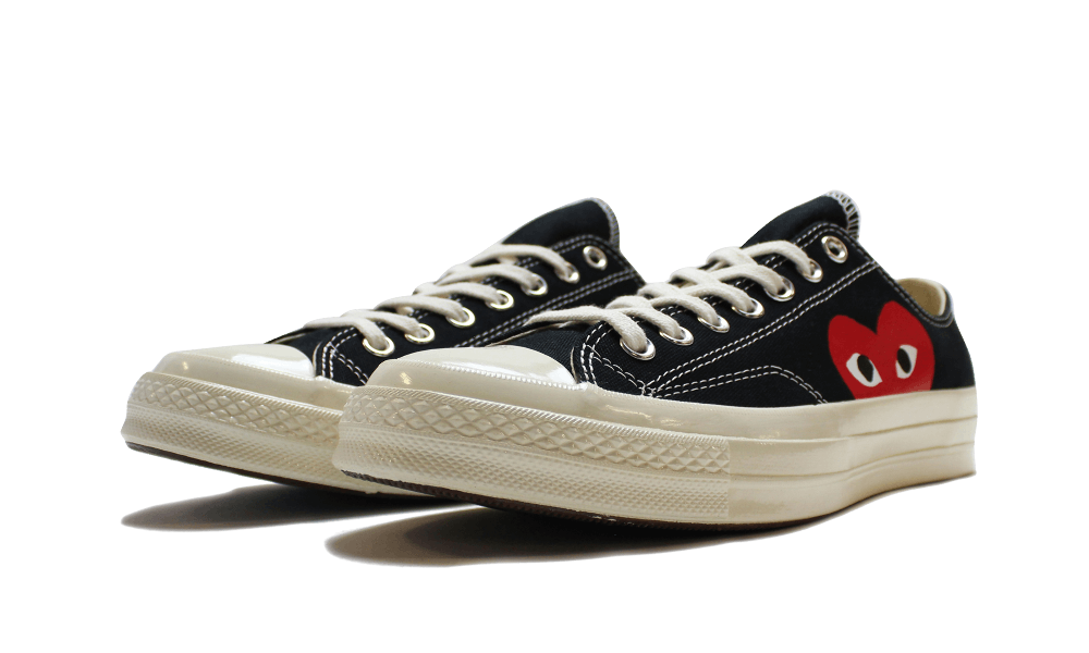 Chuck Taylor All-Star 70s Ox Comme des Garcons PLAY Black - Nuove e Autentiche al 100%
