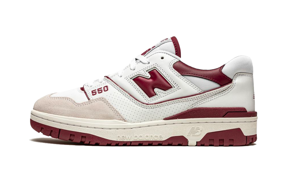 New Balance 550 Sea Salt Burgundy
