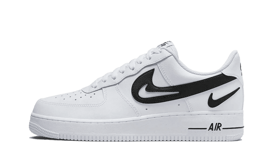 Air Force 1 Low Cut Out Swoosh Black