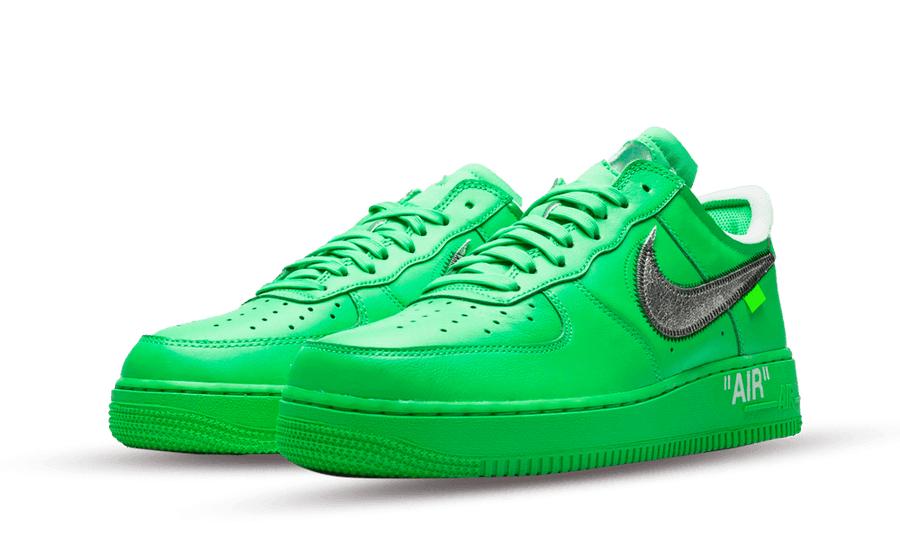 Nike Air Force 1 Low Off White Light Green Spark Nuove e
