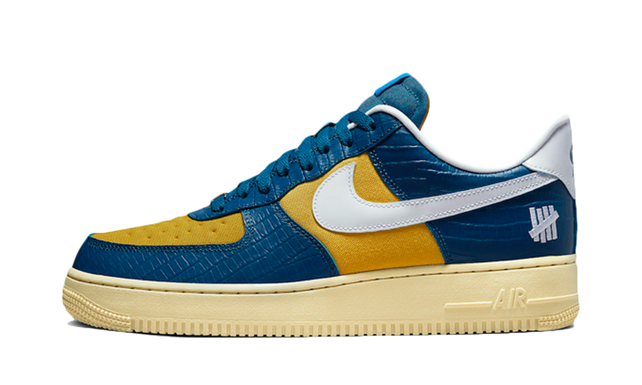 Nike Air Force 1 Low SP Undefeated 5 On It Blue Yellow Croc - Nuove e Autentiche al 100%