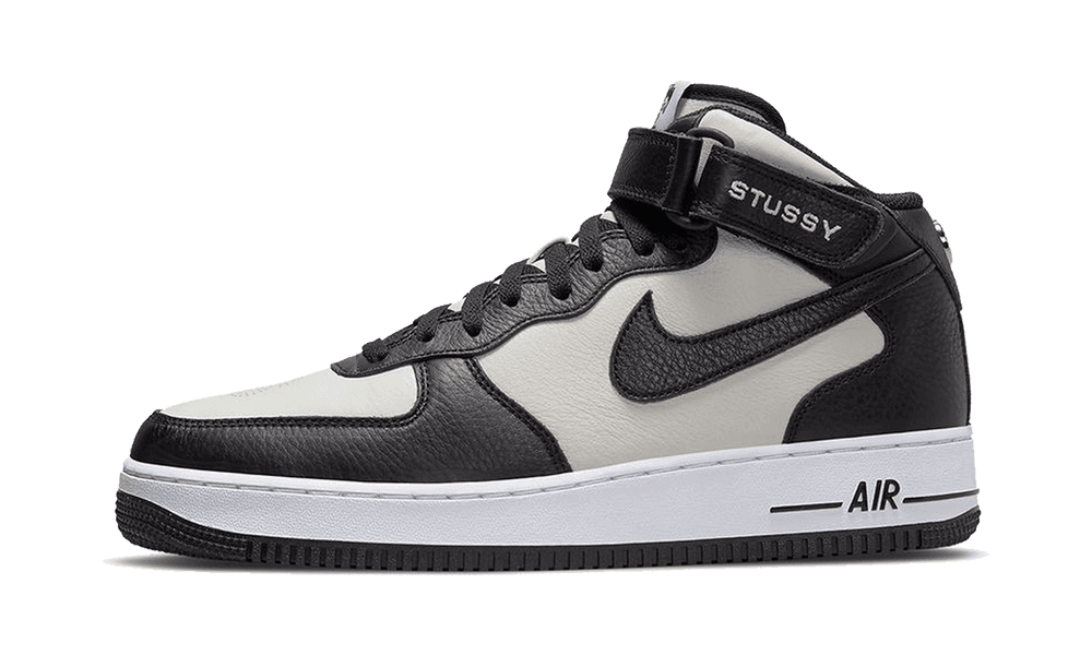 Air Force 1 Mid Stussy Grey Black