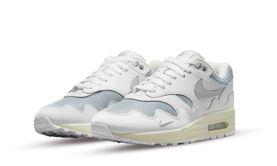 Nike Air Max 1 Patta Waves White Silver Nuove e Autentiche al 100 Mr.Reseller