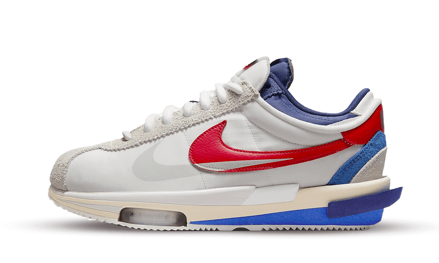 Nike Cortez 4.0 Sacai White University Red Blue Mr.Reseller