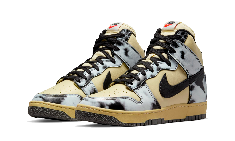 Dunk High 1985 Acid Wash Black - Nuove e Autentiche al 100%