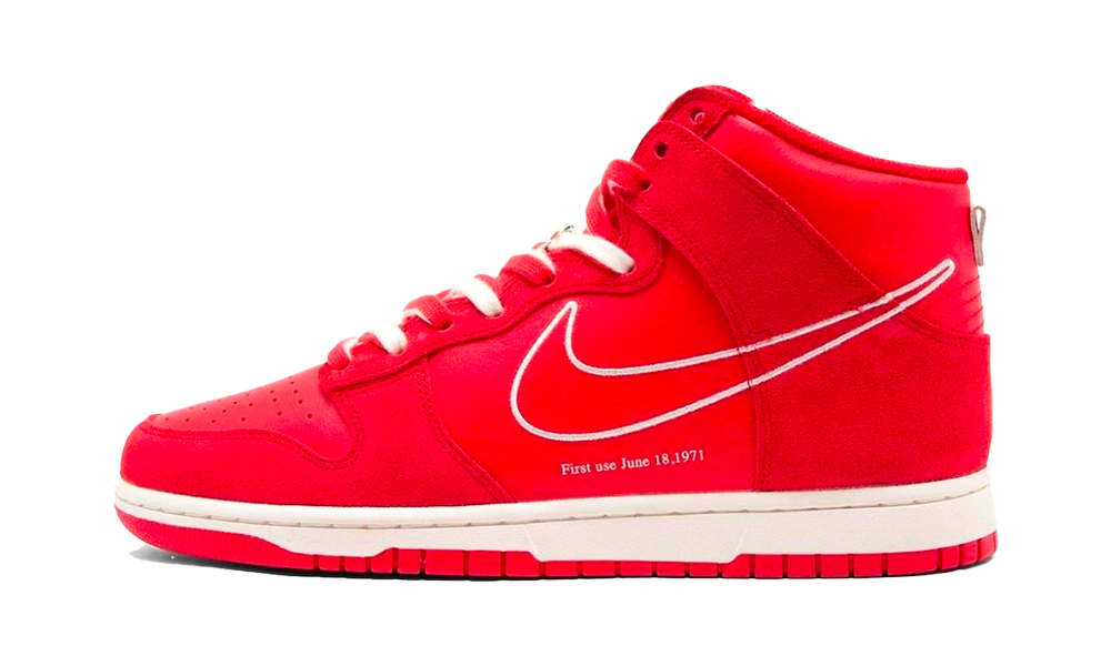 Dunk High First Use University Red
