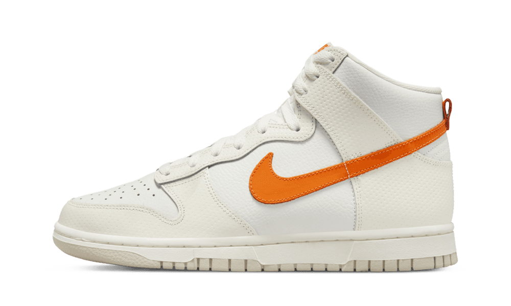 Dunk High White Orange