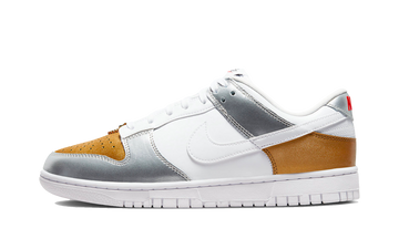 Dunk Low Gold White Silver