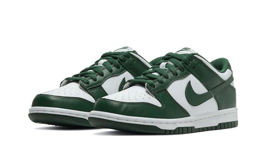 Nike dunk top basse verde