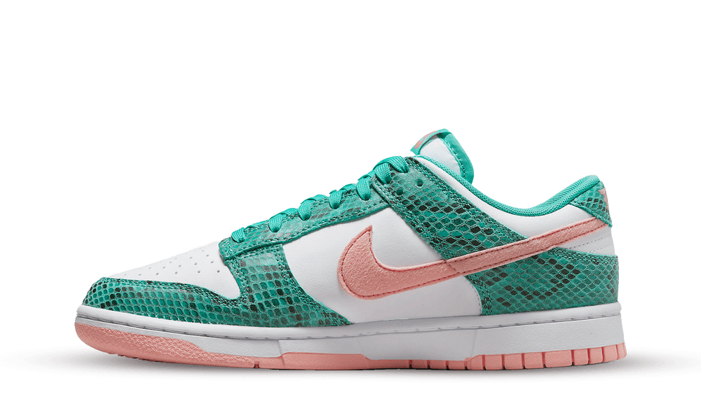 Dunk Low Washed Teal Snakeskin