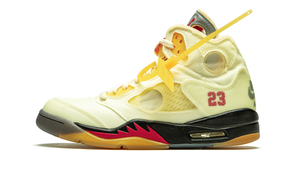 Air Jordan 5 Retro Off-White Sail - Nuove e Autentiche al 100%