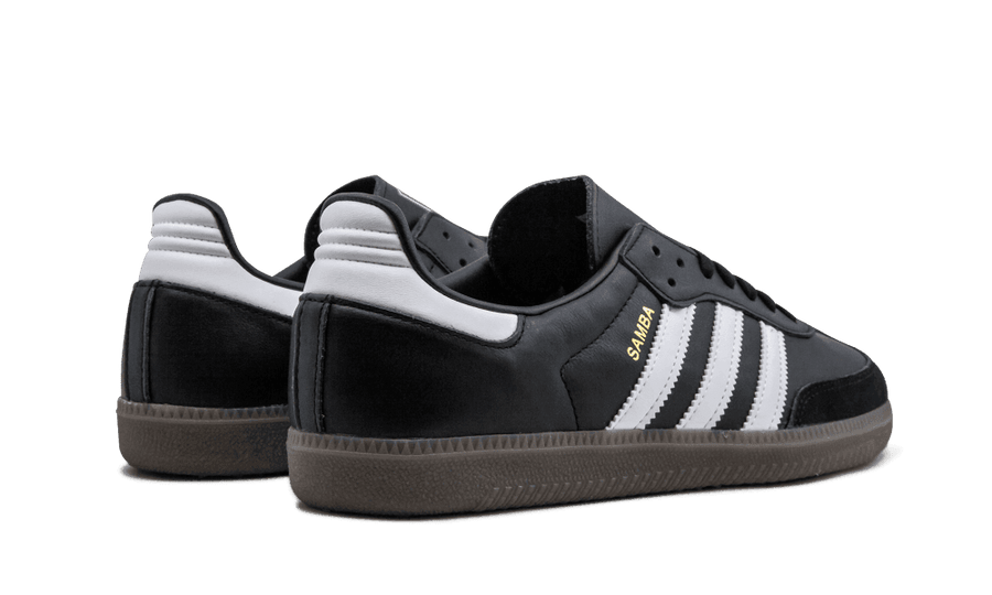 Adidas samba white black gum shop